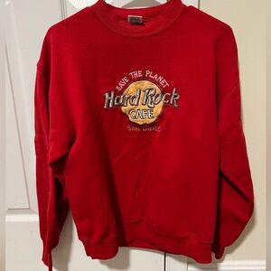 Red Hard Rock San Diego Crewneck